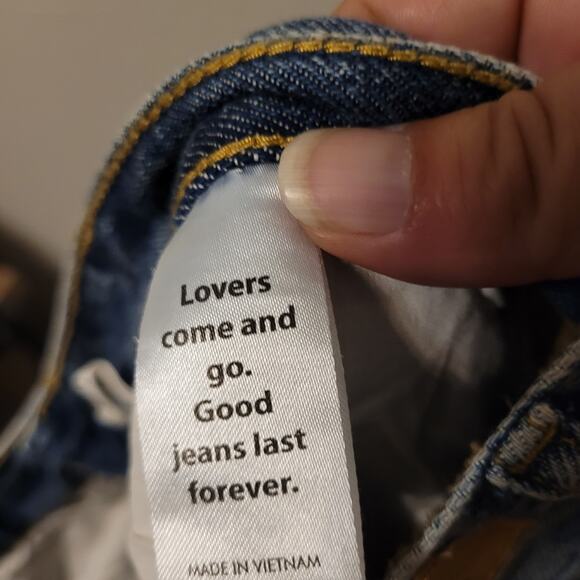 Pacsun High Waist Slim Straight Dad Jeans Womens 29 Button Fly Medium Wash - Picture 10 of 11